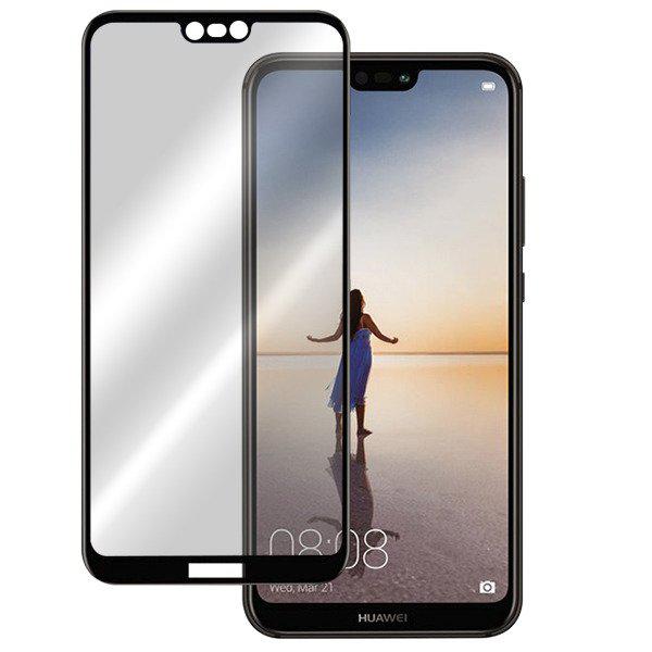 Защитное стекло для Huawei P20 5D (полная проклейка) цвет: черный