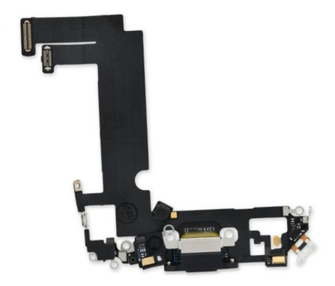 Шлейф разъема зарядки для Apple iPhone 12 mini (Charge Conn), цвет: черный
