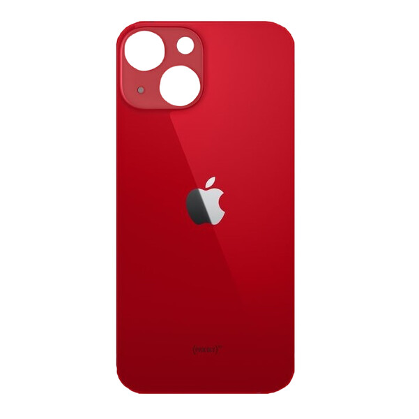 Задняя крышка (стекло) для Apple iPhone 14 Plus, цвет: красный
