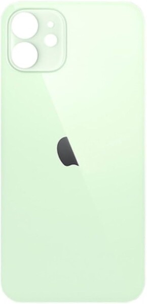 Задняя крышка (стекло) для Apple iPhone 12, цвет: зеленый (оригинал) (широкое отверстие под камеру)