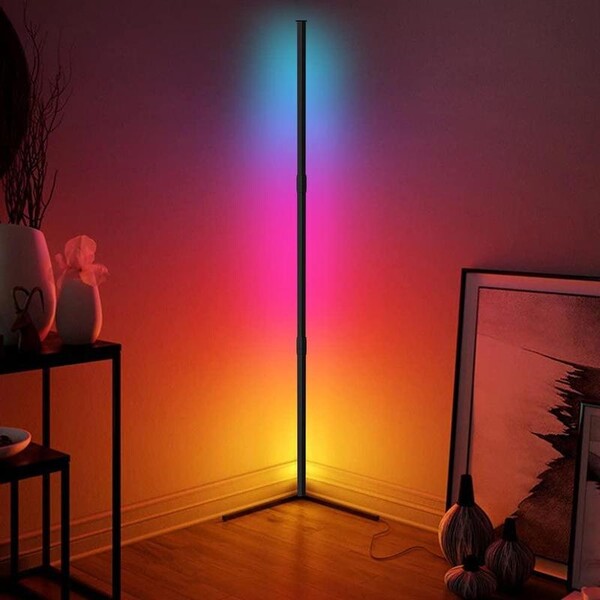 Напольный светильник (угловой торшер) RGB 125 см