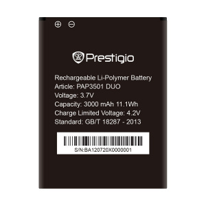 Аккумулятор для Prestigio 3501 Duo (PAP3501) оригинал