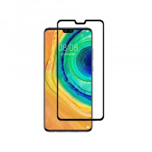 Защитное стекло для Huawei Mate 30 5D (полная проклейка), цвет: черный