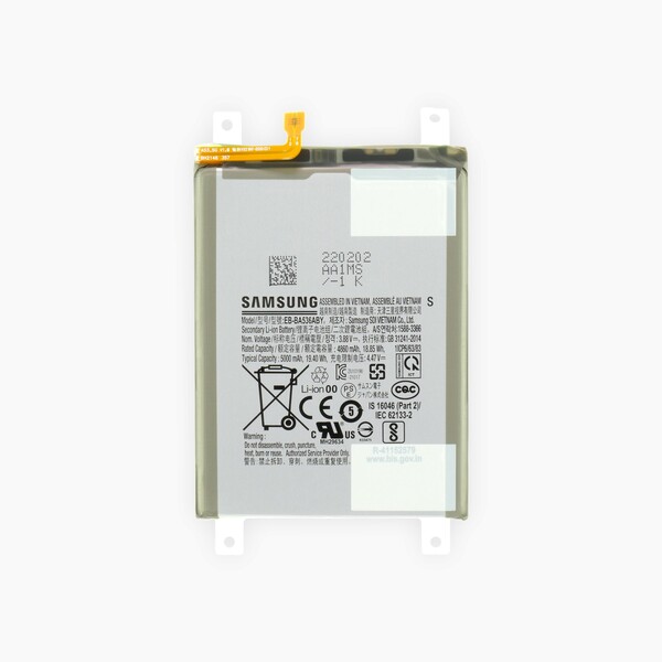 Аккумулятор для Samsung Galaxy A33 5G (A336E), A53 5G (A536) (EB-BA336ABY, BA536ABY) оригинальный