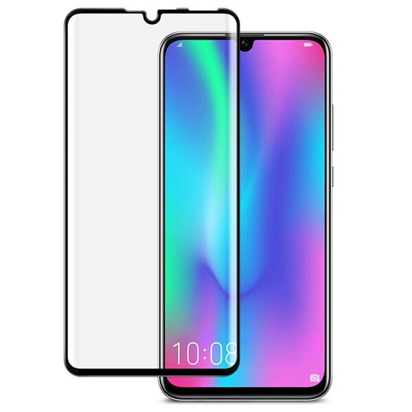 Защитное стекло для Huawei P30 2019 (ELE-L21, ELE-L29) 5D (полная проклейка), цвет: черный