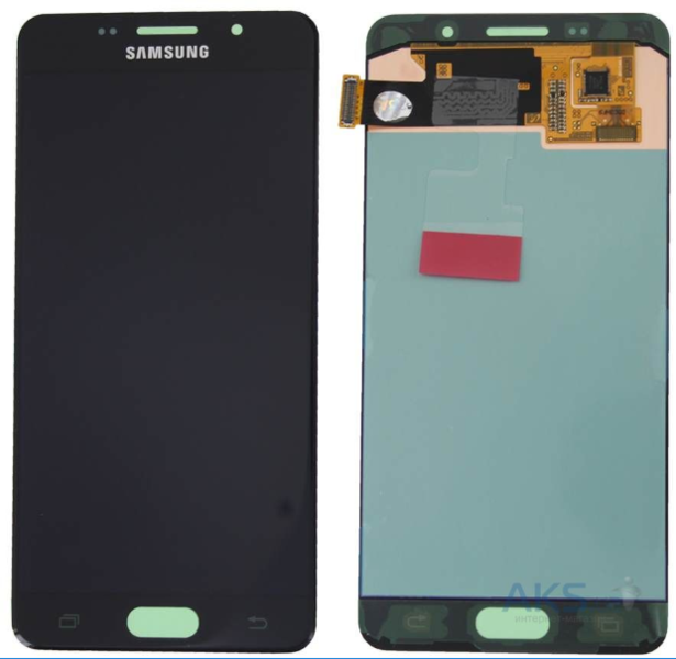 Экран для Samsung Galaxy A7 (A700F) 2015 с тачскрином, цвет: черный, оригинальный
