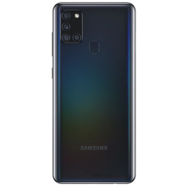 Задняя крышка (корпус) для Samsung Galaxy A21S, цвет: черный