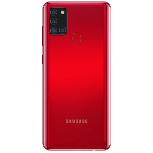 Задняя крышка (корпус) для Samsung Galaxy A21S, цвет: красный