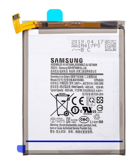 Аккумулятор для Samsung Galaxy A70s (EB-BA705ABU) оригинальный