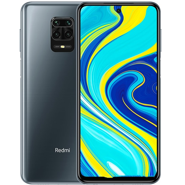 Задняя крышка (корпус) для Xiaomi Redmi Note 9S, цвет: серый