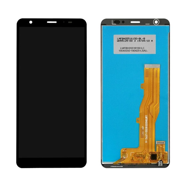 Экран для ZTE Blade A5 2019 с тачскрином, цвет: черный