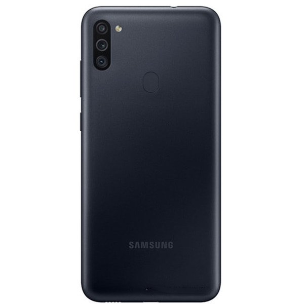 Задняя крышка (корпус) для Samsung Galaxy M11, цвет: черный