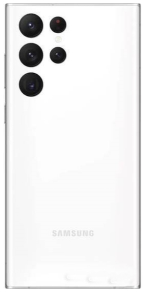 Задняя крышка (корпус) для Samsung Galaxy S22 Ultra, цвет: белый