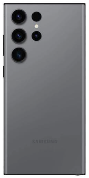 Задняя крышка (корпус) для Samsung Galaxy S23 Ultra, цвет: серый