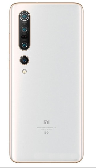 Задняя крышка (корпус) для Xiaomi Mi 10 Pro (Mi10 Pro), цвет: белый