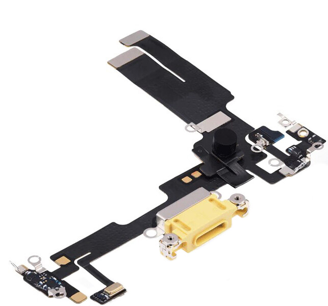 Шлейф разъема зарядки для Apple iPhone 14 (Charge Conn), цвет: желтый