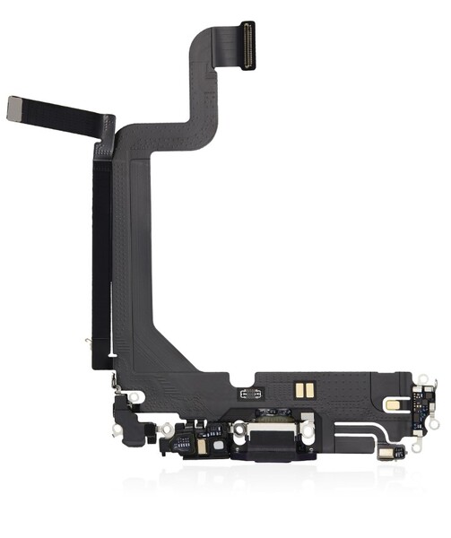Шлейф разъема зарядки для Apple iPhone 14 Pro Max (Charge Conn), цвет: фиолетовый