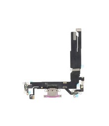 Шлейф разъема зарядки для Apple iPhone 15 (Charge Conn), цвет: розовый