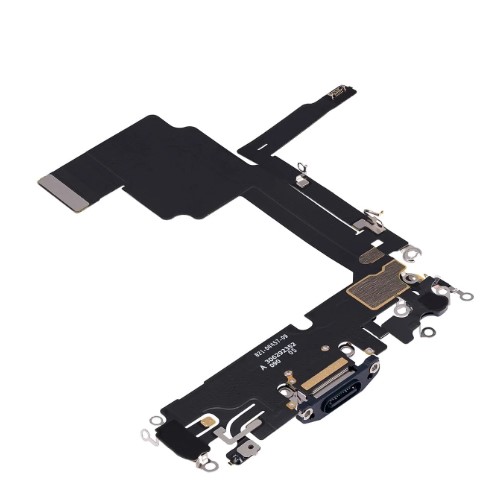 Шлейф разъема зарядки для Apple iPhone 15 Pro (Charge Conn), цвет: синий