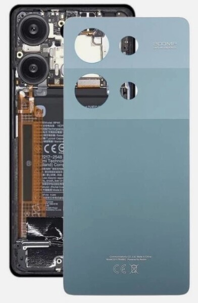 Задняя крышка (корпус) для Xiaomi Redmi Note 13 Pro 4G, цвет: зеленый