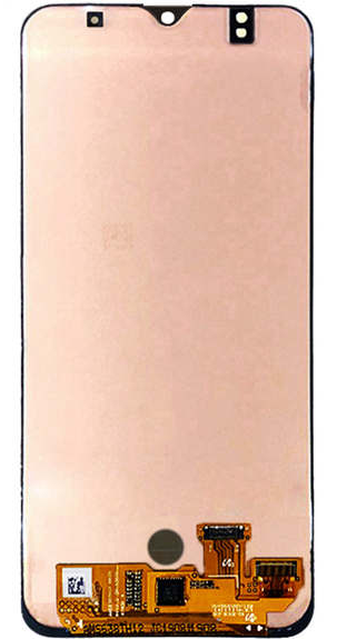 Экран для Samsung Galaxy A30s (SM-A307F) с тачскрином, цвет: черный (OLED)