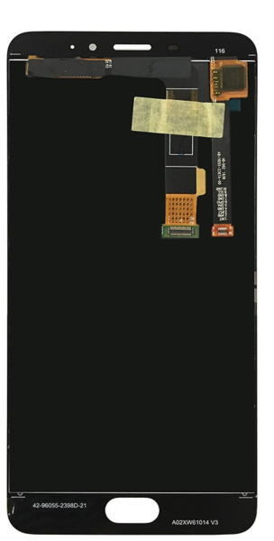 Экран для Meizu M3e, E с тачскрином, цвет: черный
