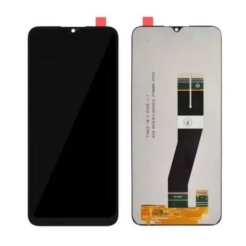 Экран для Samsung A02s с тачскрином, цвет: черный
