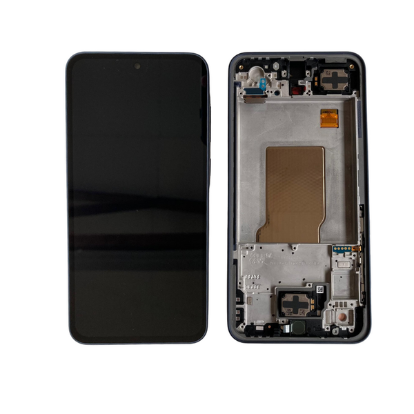 Экран для Samsung Galaxy A35 5G с тачскрином, цвет: черный (OLED, в рамке)