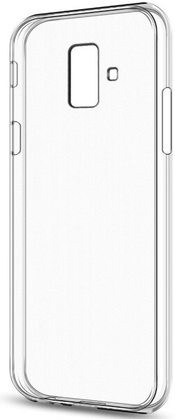 Чехол для Samsung Galaxy A6 2018 A600 силиконовый, цвет: прозрачный