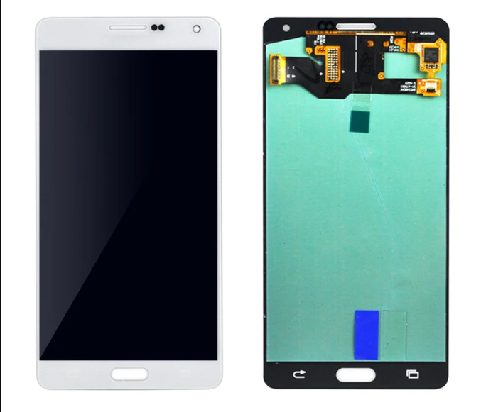 Экран для Samsung Galaxy A7 (A700F) с тачскрином, цвет: золотой, оригинальный