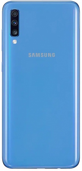 Задняя крышка (корпус) для Samsung Galaxy A70 (SM-A705F), цвет: синий