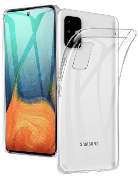 Чехол для Samsung Galaxy A71 силиконовый, цвет: прозрачный