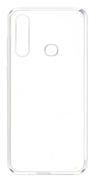 Чехол для Samsung Galaxy A8s силиконовый, цвет: прозрачный