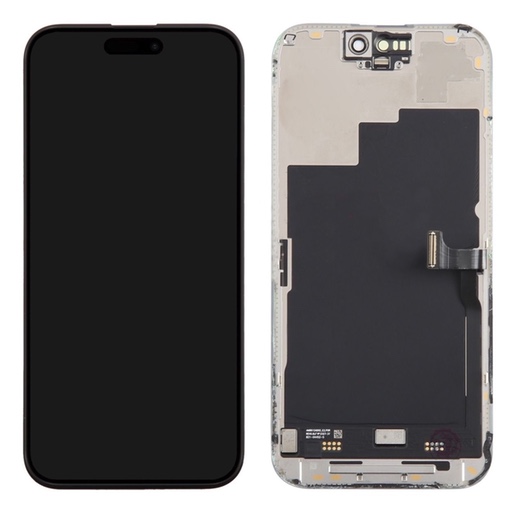 Экран для Apple iPhone 15 Pro с тачскрином, цвет: черный (аналог) + ПОДАРОК