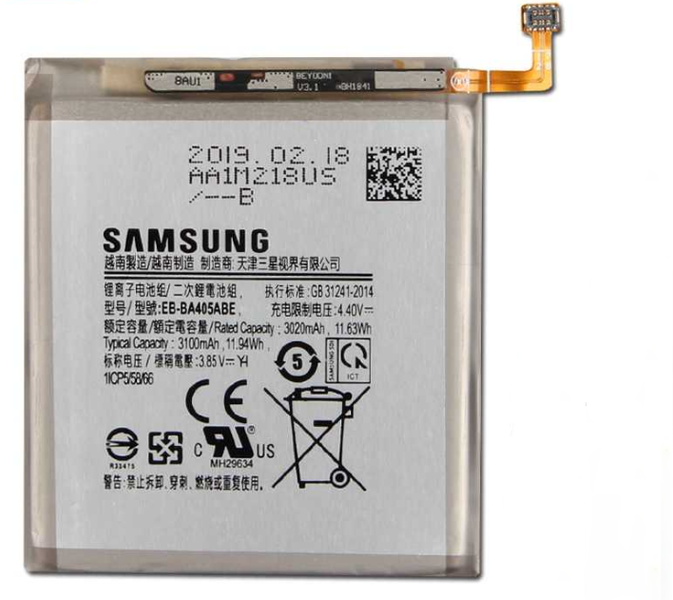 Аккумулятор для Samsung Galaxy M10s (EB-BA505ABU) оригинальный