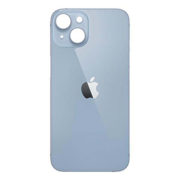 Задняя крышка (стекло) для Apple iPhone 14 Plus, цвет: голубой