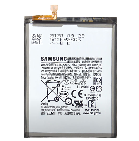 Аккумулятор для Samsung Galaxy A42 (EB-BA426ABY) оригинальный