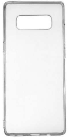 Чехол для Samsung Galaxy Note 8 N950F силиконовый, цвет: прозрачный