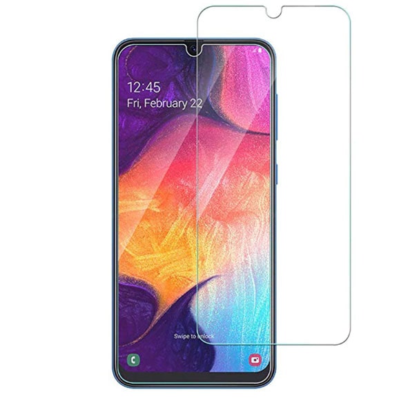 Защитное стекло для Samsung Galaxy A70 (SM-A705F) 5D (полная проклейка), цвет: черный