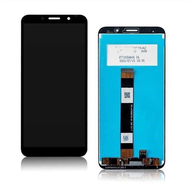Экран для Huawei Y5p с тачскрином, цвет: черный