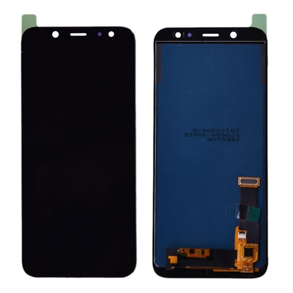 Экран для Samsung Galaxy A6 2018 (A600F), цвет: черный, оригинальный