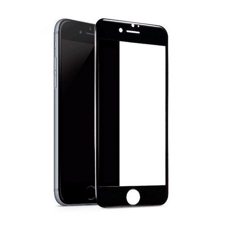 Защитное стекло для Apple iPhone SE 2 2020 5D (полная проклейка), цвет: черный