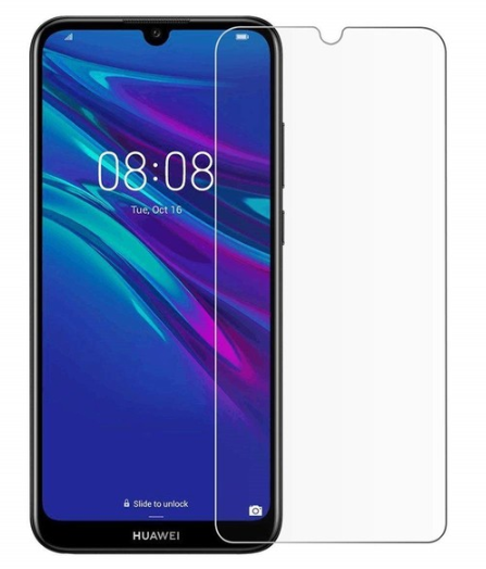Защитное стекло для Huawei Honor 8A (JAT-LX1), цвет: прозрачный