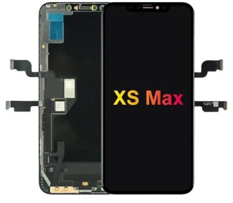 Экран для Apple iPhone XS Max с тачскрином, цвет: черный (оригинальный, переклейка)
