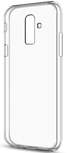 Чехол для Samsung Galaxy J8 2018 силиконовый, цвет: прозрачный