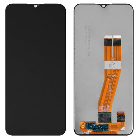 Экран для Samsung Galaxy A03 (A035F) с тачскрином, цвет: черный оригинальный
