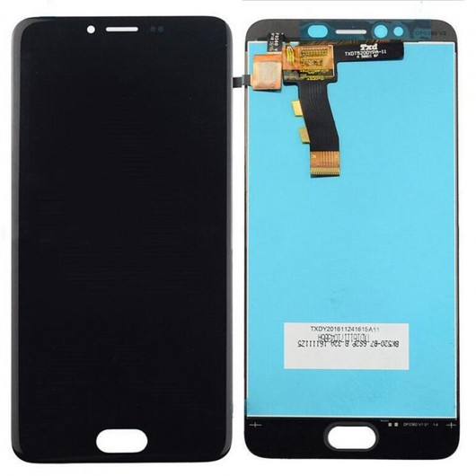 Экран для Meizu M5 Mini (M5) с тачскрином, цвет: черный