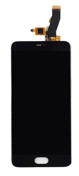 Экран для Meizu M5s с тачскрином, цвет: черный