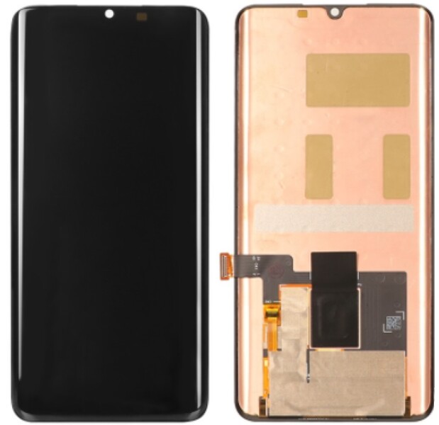 Экран для Xiaomi Mi Note 10 Lite с тачскрином, цвет: черный (оригинал, переклей)