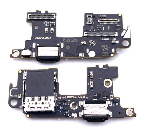 Нижняя плата для Xiaomi Mi 11 с разъемом зарядки и микрофоном